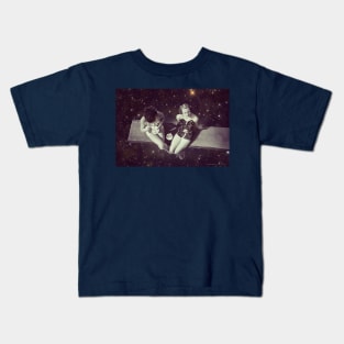 Coffee in Space by MontagealaBira Kids T-Shirt